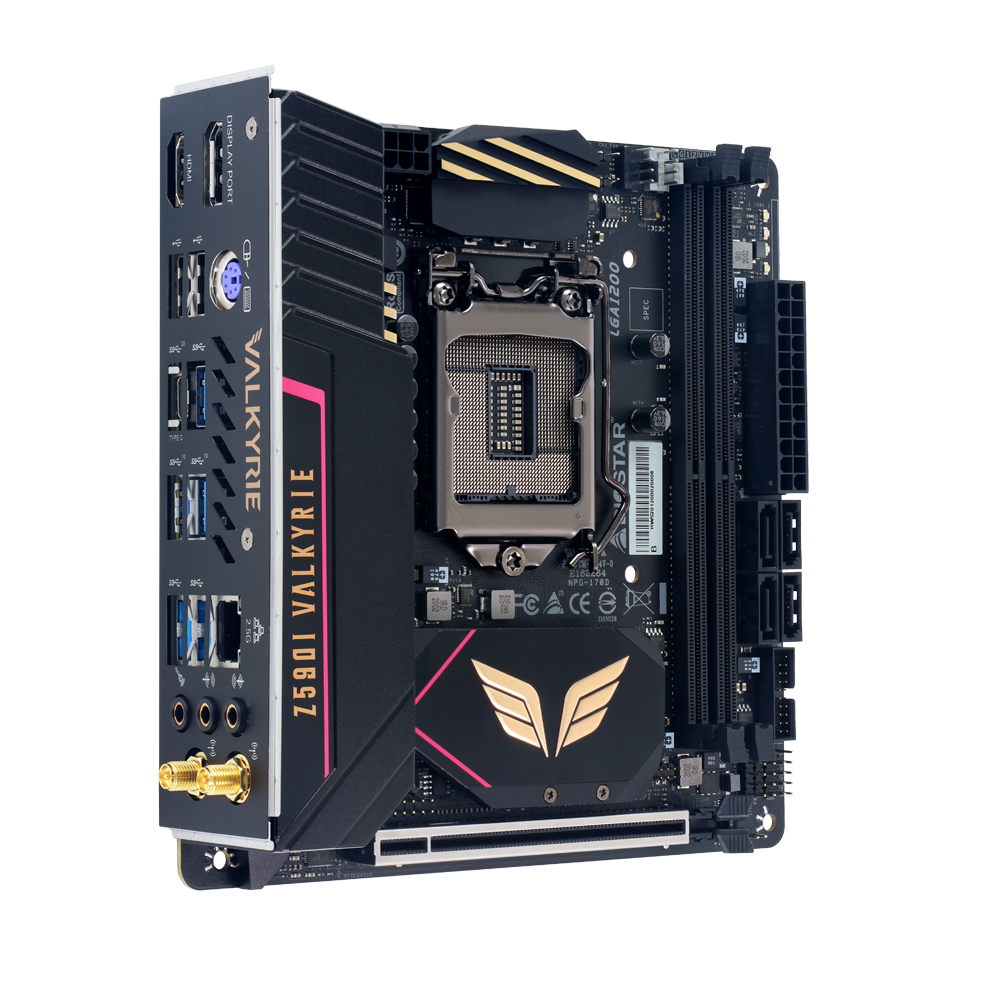 VALKYRIE〉シリーズより、Z590マザーボード2製品、〈RACING
